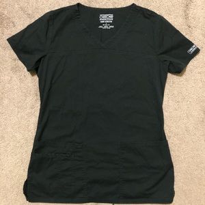 Cherokee Core Strength Black Scrub Top